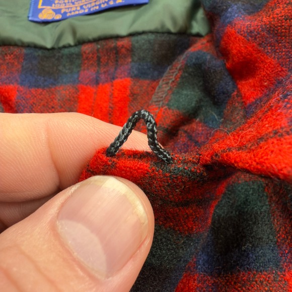 VTG Pendleton 100% Virgin Wool Men's Lg Macduff Tartan Plaid Locker Loop USA EUC - Picture 4 of 8